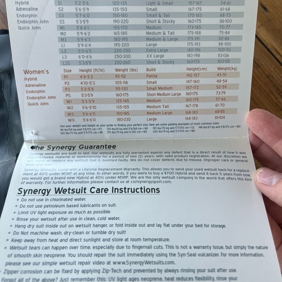 Synergy Endorphin dual super skin size P1 shorty john sleeveless wetsuit - Picture 8 of 14